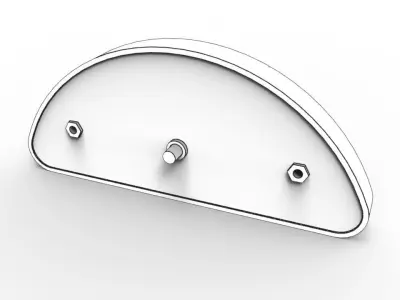 Motogadget Motoscope Pro Digital Dashboard 3D model