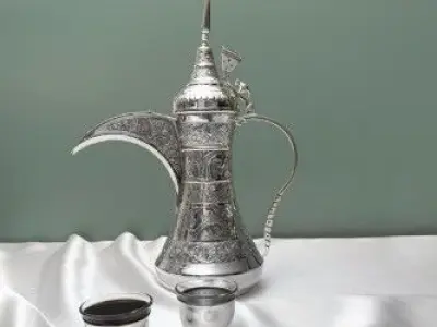 Arabic Coffee Pot - wall mounted 3D print model