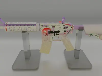 Skin for M4A4  Low-poly 3D model