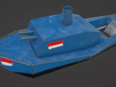 TOY SHIP  3D model
