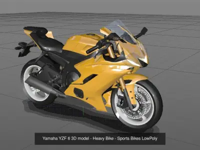 Heavy Bikes 3D Models Collections Game Ready Asset 3D Model Pack purchase
