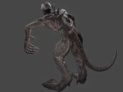 WildDinosaurMan Free low-poly 3D model