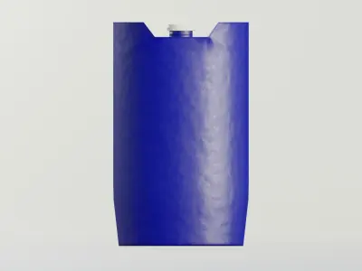 Plastic Tight Head Drum 01 220L Low-poly 3D model