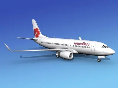Boeing 737-700ER Hawaiian Airlines 3D model