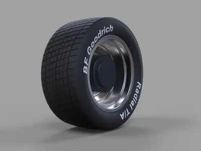 Sport wheel 5 3D model