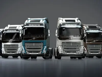 Volvo FH16 2020 Low-poly 3D model