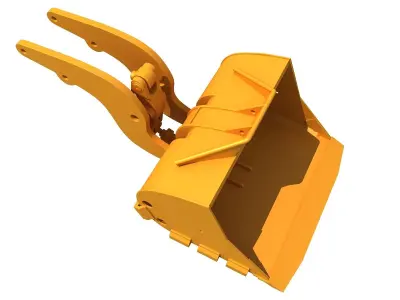 Excavator Bucket 3D model by 3D-Horse