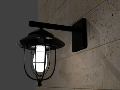  outdoor wall lights 3D model
