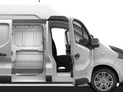 Fiat Talento Van L2H2 HQInterior 2021 3D model