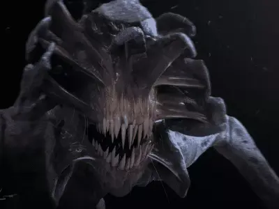 creature Sans un bruit 3D model