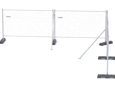 Mobile Fence 3D model