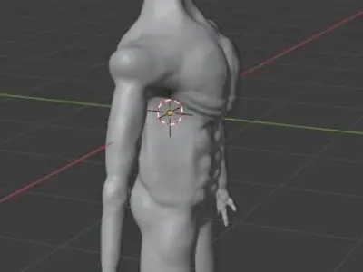 Alien Body Sculpt 3D model