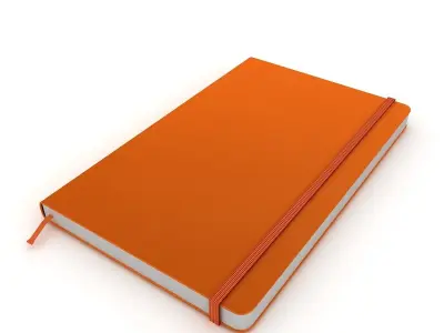 Moleskine notebook 3D model