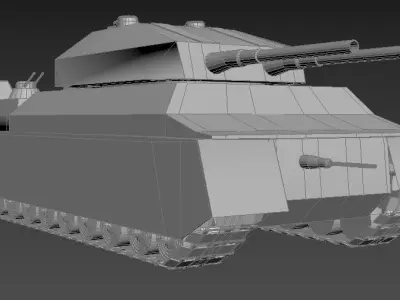 Ratte tank 3D model