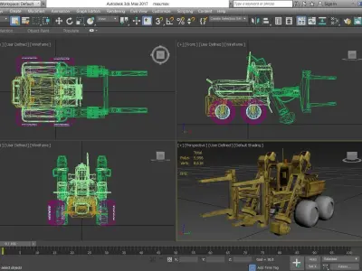 Vehicle 1009 - Heavy Equipment 3D model
