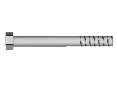 m6x55 screw 3D print model