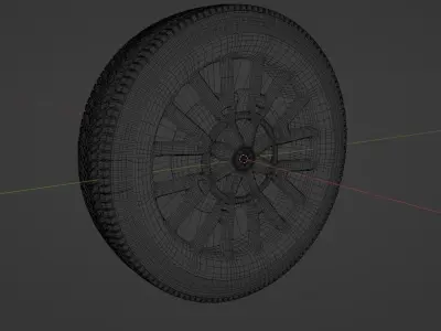 Car rim Free 3D model from CGTrader
