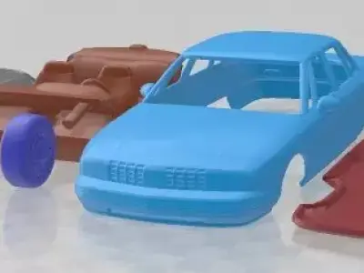 Oldsmobile 98 1991 Printable Car 3D print model