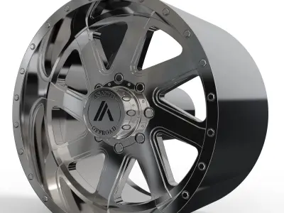 ASANTI WINDMILL WHEEL 3D MODEL 3D model
