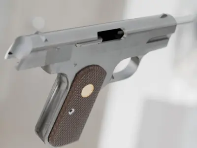 Colt M1903 Low Poly Low-poly 3D model