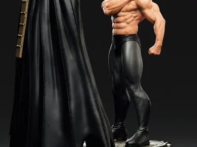 Batman Washed 3D Model Ready to Print STL 3D print model