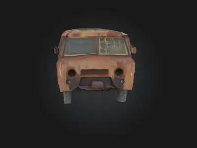 Rusty Relic  Weathered Artifact from a Forgotten Past 3D model