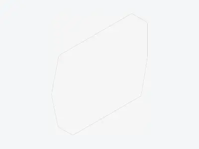 Furniture - Seating - Contemporary - Blume - Armrest - Right Low-poly 3D model