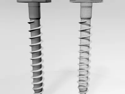 Drywall Screw 09 3D model