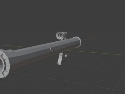RPG 26 low poly Low-poly 3D model