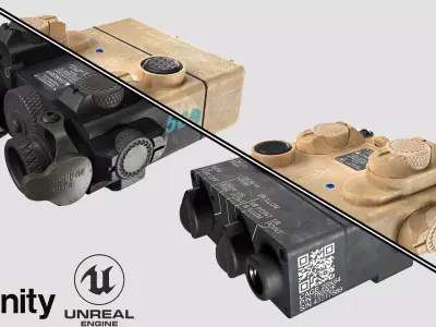 Aiming Device Low-poly 3D model