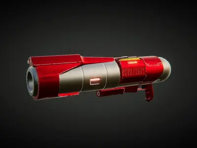 UKit Sci-Fi Weapons Low-poly 3D model