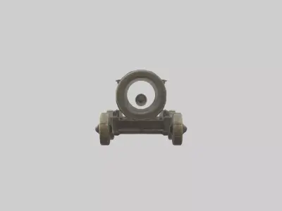 Siegeram Model Low-poly 3D model