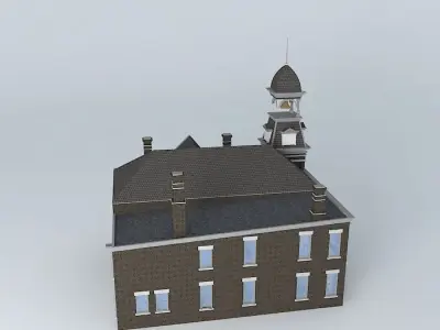 Stn 5 St Paul Minnesota Former Fire Station 5 built in1882  w... Free 3D model