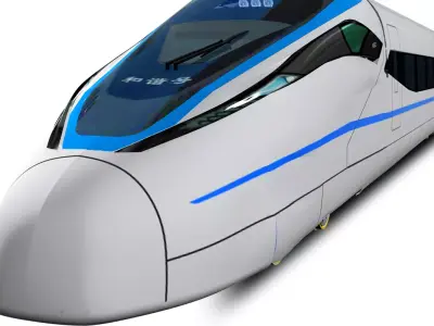 CRH 380D Locomotive 3D model