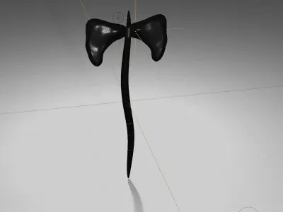 Stylized Axe Free low-poly 3D model buy