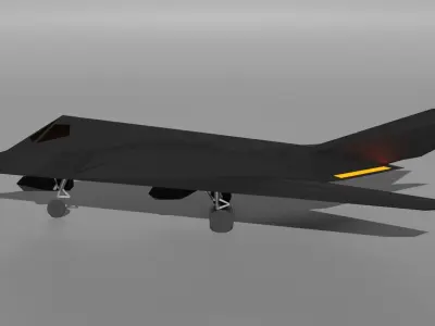 F-117A 3D model