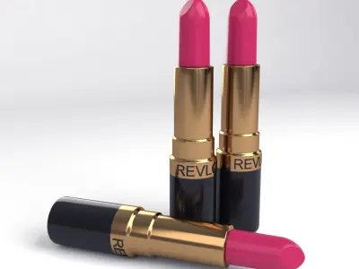 Lipstick revlon lipsticks Low-poly 3D model