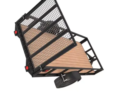 Utility Trailer 3D model purchase