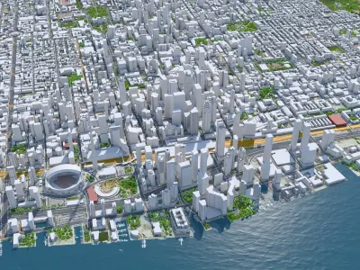Toronto Downtown Canada 3D model