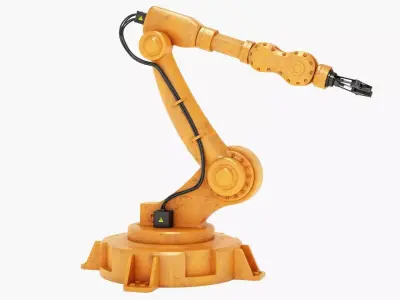Industrial Robotic Arm 3D model order