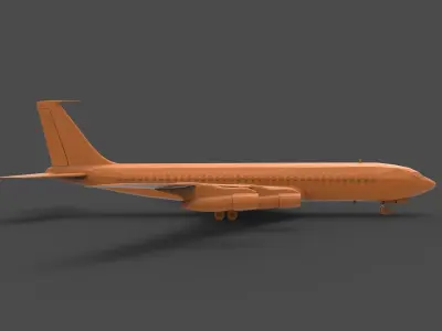 BOEING 707 3D print model purchase