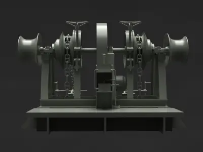 WINDLASS HSM 3D model