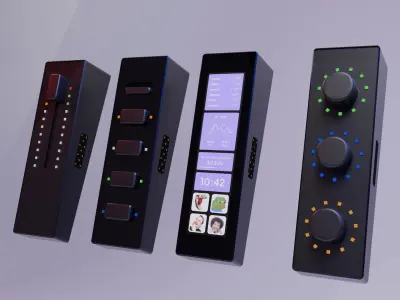 Modular Control Station 3D Models - Customizable Modules 3D model