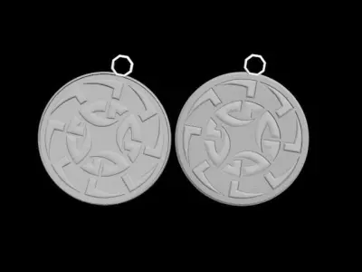 3 Kolovrat pendants 3D model