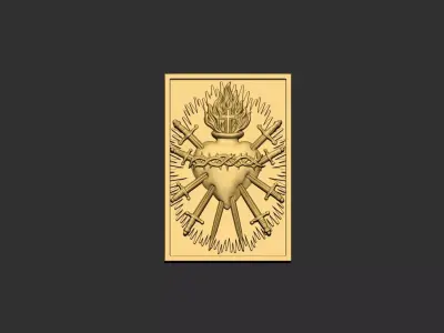 Heart Pendant 3D print model