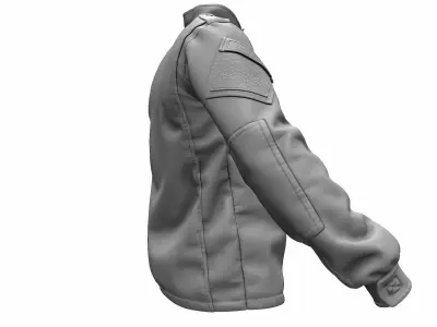 ACU Army Combat Uniform Jacket High Poly 3D model