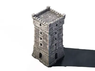 Tower 01 PBR Low-poly 3D model