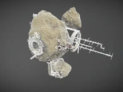 asteroid 42 Free 3D model