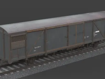Boxcar 3D model