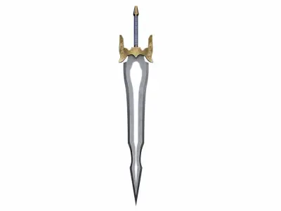 Sword 23 Low-poly 3D model